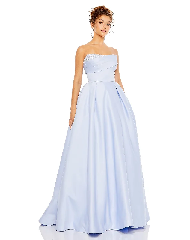 Formal Dress for Eco-Friendly ThemesStrapless Sweetheart Ballgown