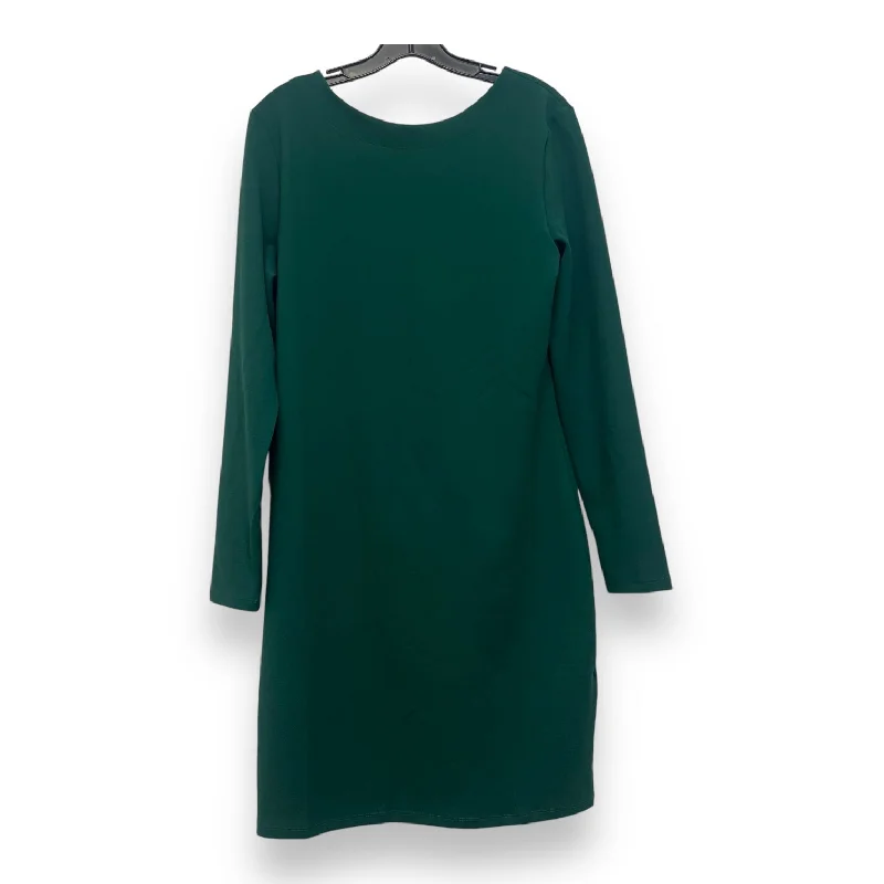 Chiffon DressDress Casual Short By H&m In Emerald, Size: L