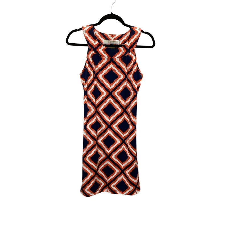 Neon DressDress Casual Short By Tracy Negoshian In Blue & Orange, Size: M