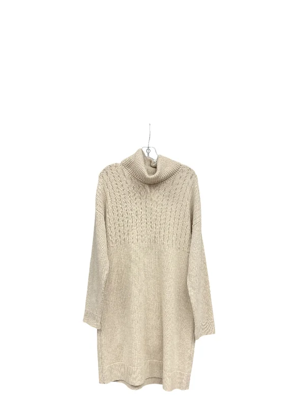 Designer DressDress Sweater By Madewell In Tan, Size: L